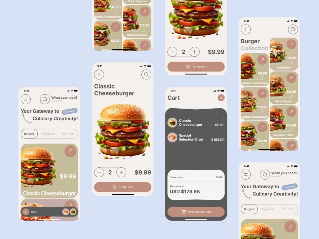 Food App UI Design